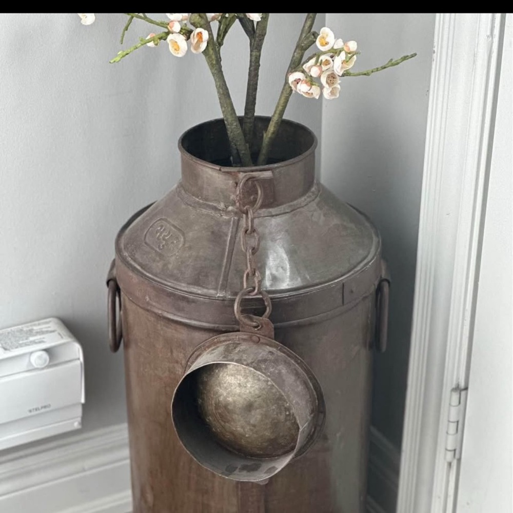 Vintage Metal Milk Can